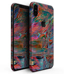 Liquid Abstract Paint Remix V45 - iPhone XS MAX, XS/X, 8/8+, 7/7+, 5/5S/SE Skin-Kit (All iPhones Available)