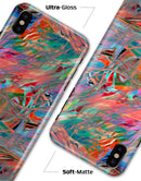 Liquid Abstract Paint Remix V45 - iPhone X Clipit Case
