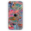 Liquid Abstract Paint Remix V45  - Protective Skin Wrap & Decal – Compatible with iPhone SE to iPhone 17 Pro Max (All Models)