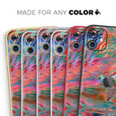 Liquid Abstract Paint Remix V45  - Protective Skin Wrap & Decal – Compatible with iPhone SE to iPhone 17 Pro Max (All Models)