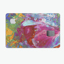 Liquid Abstract Paint Remix V46 - Premium Protective Decal Skin-Kit for the Apple Credit Card