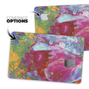 Liquid Abstract Paint Remix V46 - Premium Protective Decal Skin-Kit for the Apple Credit Card