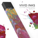 Liquid Abstract Paint Remix V46 - Premium Decal Protective Skin-Wrap Sticker compatible with the Juul Labs vaping device