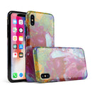 Liquid Abstract Paint Remix V46 - iPhone X Swappable Hybrid Case