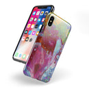 Liquid Abstract Paint Remix V46 - iPhone X Swappable Hybrid Case