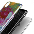 Liquid Abstract Paint Remix V46 - iPhone X Swappable Hybrid Case