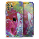 Liquid Abstract Paint Remix V46  - Protective Skin Wrap & Decal – Compatible with iPhone SE to iPhone 17 Pro Max (All Models)
