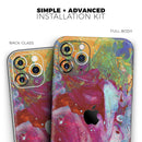 Liquid Abstract Paint Remix V46  - Protective Skin Wrap & Decal – Compatible with iPhone SE to iPhone 17 Pro Max (All Models)