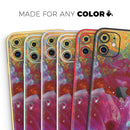 Liquid Abstract Paint Remix V46  - Protective Skin Wrap & Decal – Compatible with iPhone SE to iPhone 17 Pro Max (All Models)