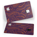 Liquid Abstract Paint Remix V47 - Premium Protective Decal Skin-Kit for the Apple Credit Card