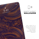 Liquid Abstract Paint Remix V47 - Full Body Skin Decal for the Apple iPad Pro 12.9", 11", 10.5", 9.7", Air or Mini (All Models Available)