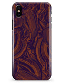 Liquid Abstract Paint Remix V47 - iPhone X Clipit Case