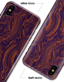 Liquid Abstract Paint Remix V47 - iPhone X Clipit Case