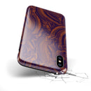 Liquid Abstract Paint Remix V47 - iPhone X Swappable Hybrid Case