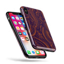 Liquid Abstract Paint Remix V47 - iPhone X Swappable Hybrid Case