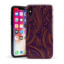 Liquid Abstract Paint Remix V47 - iPhone X Swappable Hybrid Case