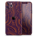 Liquid Abstract Paint Remix V47 - Vinyl Skin Wrap for iPhone 17 Pro Max, 17 Pro, 17 Air, 17, 16 & All Models — Soft Matte or Ultra Gloss