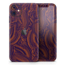 Liquid Abstract Paint Remix V47 - Vinyl Skin Wrap for iPhone 17 Pro Max, 17 Pro, 17 Air, 17, 16 & All Models — Soft Matte or Ultra Gloss
