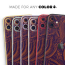 Liquid Abstract Paint Remix V47 - Vinyl Skin Wrap for iPhone 17 Pro Max, 17 Pro, 17 Air, 17, 16 & All Models — Soft Matte or Ultra Gloss