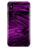 Liquid Abstract Paint Remix V48 - iPhone X Clipit Case