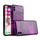 Liquid Abstract Paint Remix V48 - iPhone X Swappable Hybrid Case