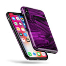 Liquid Abstract Paint Remix V48 - iPhone X Swappable Hybrid Case