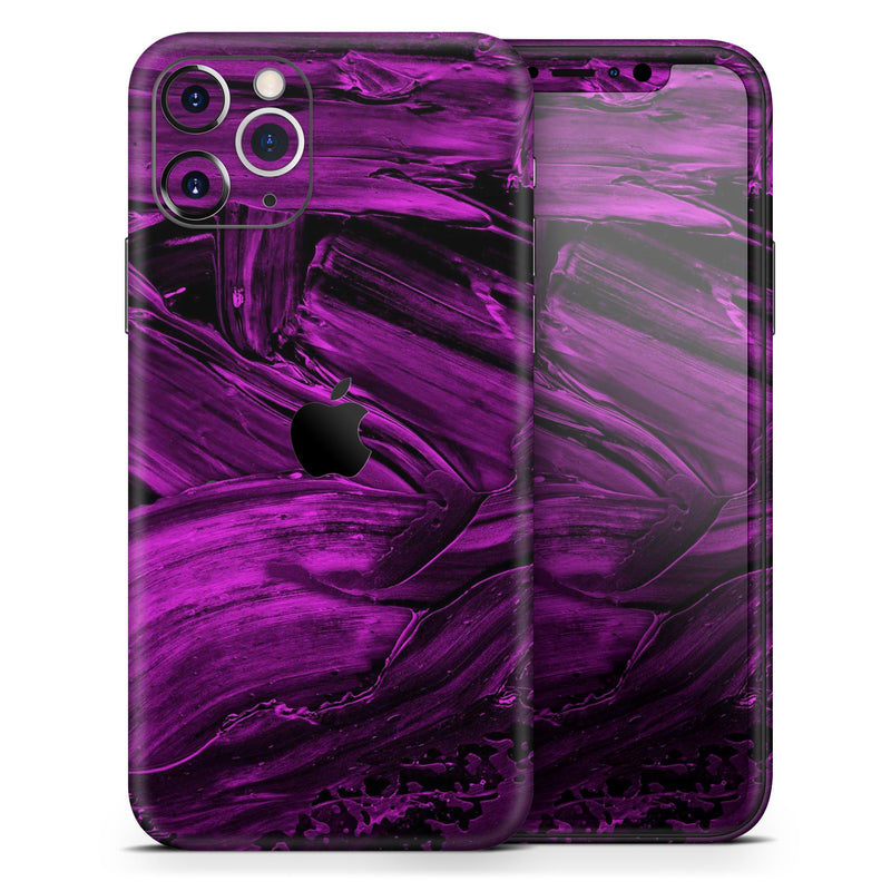 Liquid Abstract Paint Remix V48  - Protective Skin Wrap & Decal – Compatible with iPhone SE to iPhone 17 Pro Max (All Models)