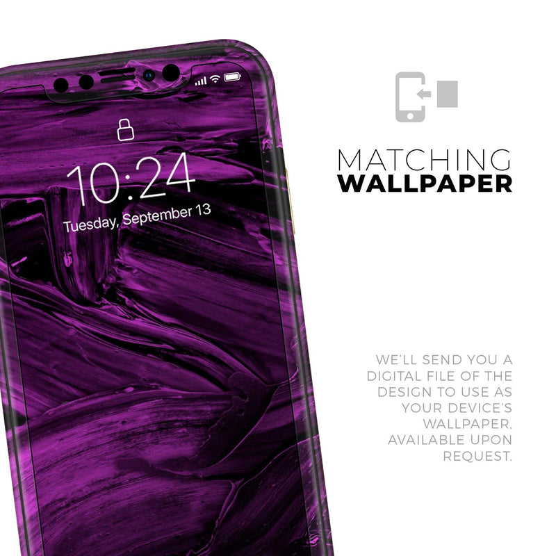 Liquid Abstract Paint Remix V48  - Protective Skin Wrap & Decal – Compatible with iPhone SE to iPhone 17 Pro Max (All Models)