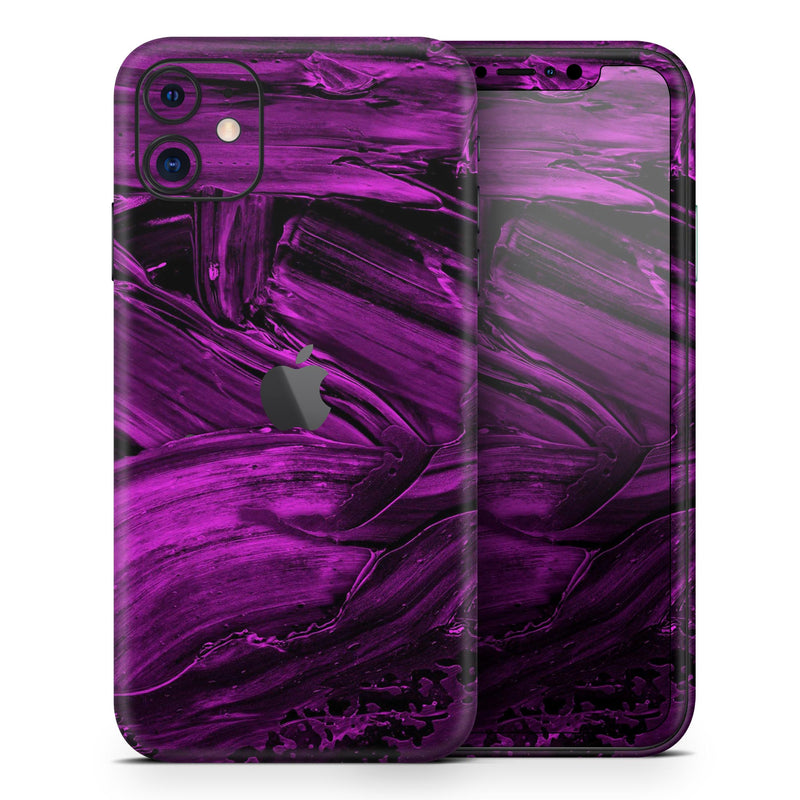 Liquid Abstract Paint Remix V48  - Protective Skin Wrap & Decal – Compatible with iPhone SE to iPhone 17 Pro Max (All Models)