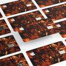 Liquid Abstract Paint Remix V49 - Premium Protective Decal Skin-Kit for the Apple Credit Card