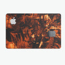 Liquid Abstract Paint Remix V49 - Premium Protective Decal Skin-Kit for the Apple Credit Card