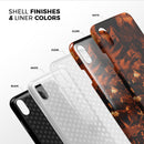 Liquid Abstract Paint Remix V49 - iPhone X Swappable Hybrid Case