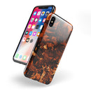Liquid Abstract Paint Remix V49 - iPhone X Swappable Hybrid Case