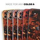 Liquid Abstract Paint Remix V49  - Protective Skin Wrap & Decal – Compatible with iPhone SE to iPhone 17 Pro Max (All Models)