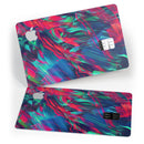 Liquid Abstract Paint Remix V4 - Premium Protective Decal Skin-Kit for the Apple Credit Card