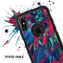Liquid Abstract Paint Remix V4 - Skin Kit for the iPhone OtterBox Cases