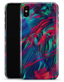Liquid Abstract Paint Remix V4 - iPhone X Clipit Case