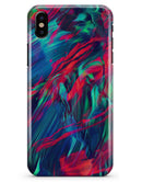 Liquid Abstract Paint Remix V4 - iPhone X Clipit Case