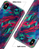 Liquid Abstract Paint Remix V4 - iPhone X Clipit Case