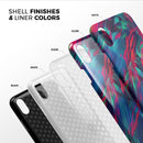 Liquid Abstract Paint Remix V4 - iPhone X Swappable Hybrid Case