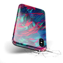Liquid Abstract Paint Remix V4 - iPhone X Swappable Hybrid Case