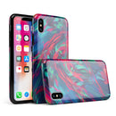 Liquid Abstract Paint Remix V4 - iPhone X Swappable Hybrid Case