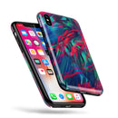Liquid Abstract Paint Remix V4 - iPhone X Swappable Hybrid Case