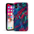 Liquid Abstract Paint Remix V4 - iPhone X Swappable Hybrid Case