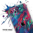 Liquid Abstract Paint Remix V4  - Protective Skin Wrap & Decal – Compatible with iPhone SE to iPhone 17 Pro Max (All Models)