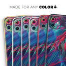 Liquid Abstract Paint Remix V4  - Protective Skin Wrap & Decal – Compatible with iPhone SE to iPhone 17 Pro Max (All Models)