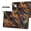 Liquid Abstract Paint Remix V50 - Premium Protective Decal Skin-Kit for the Apple Credit Card