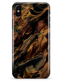 Liquid Abstract Paint Remix V50 - iPhone X Clipit Case