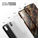 Liquid Abstract Paint Remix V50 - iPhone X Swappable Hybrid Case