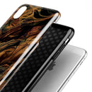 Liquid Abstract Paint Remix V50 - iPhone X Swappable Hybrid Case